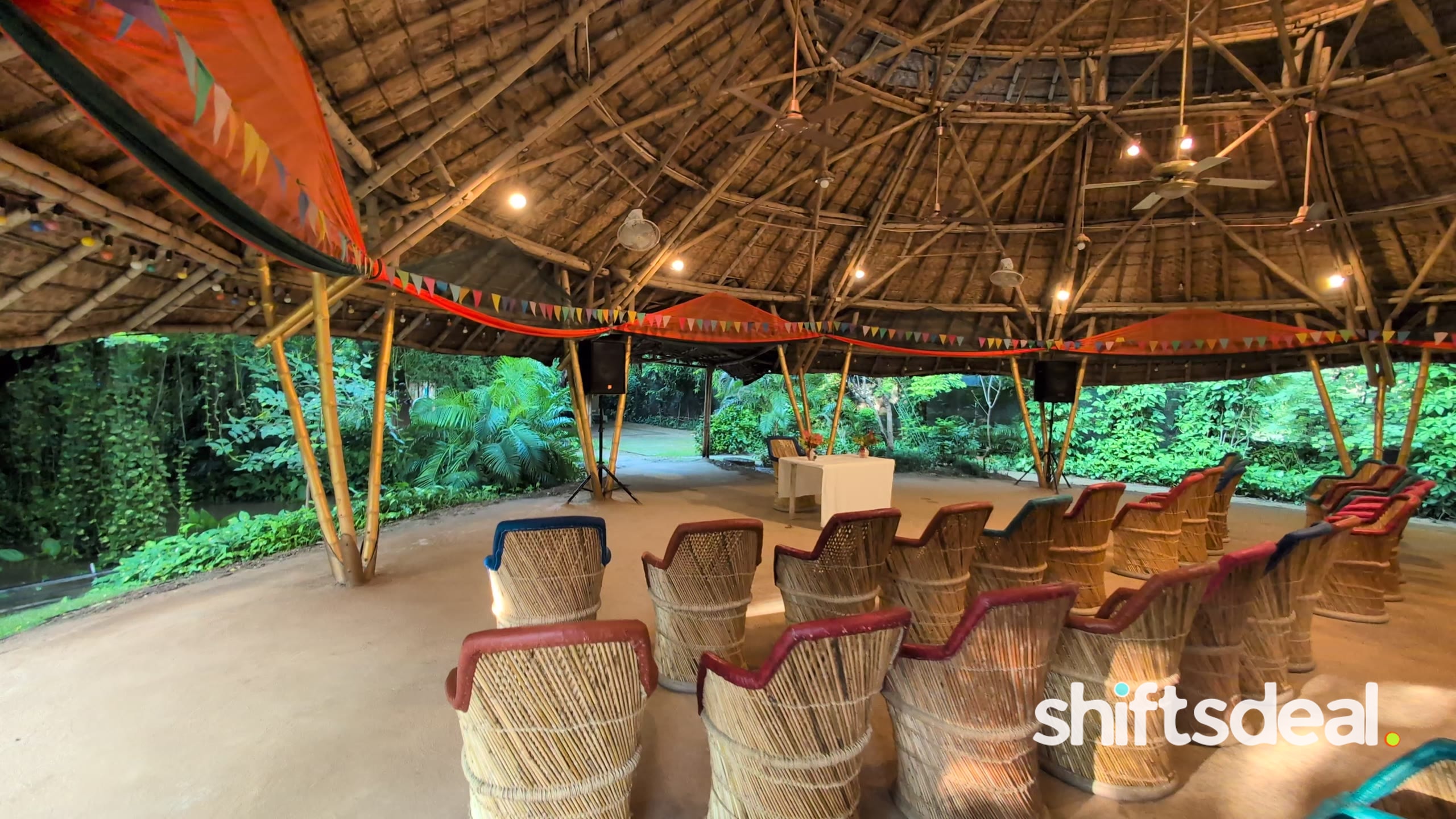 Covered Event Venue in New Delhi, covered open area in Ghitorni, New Delhi