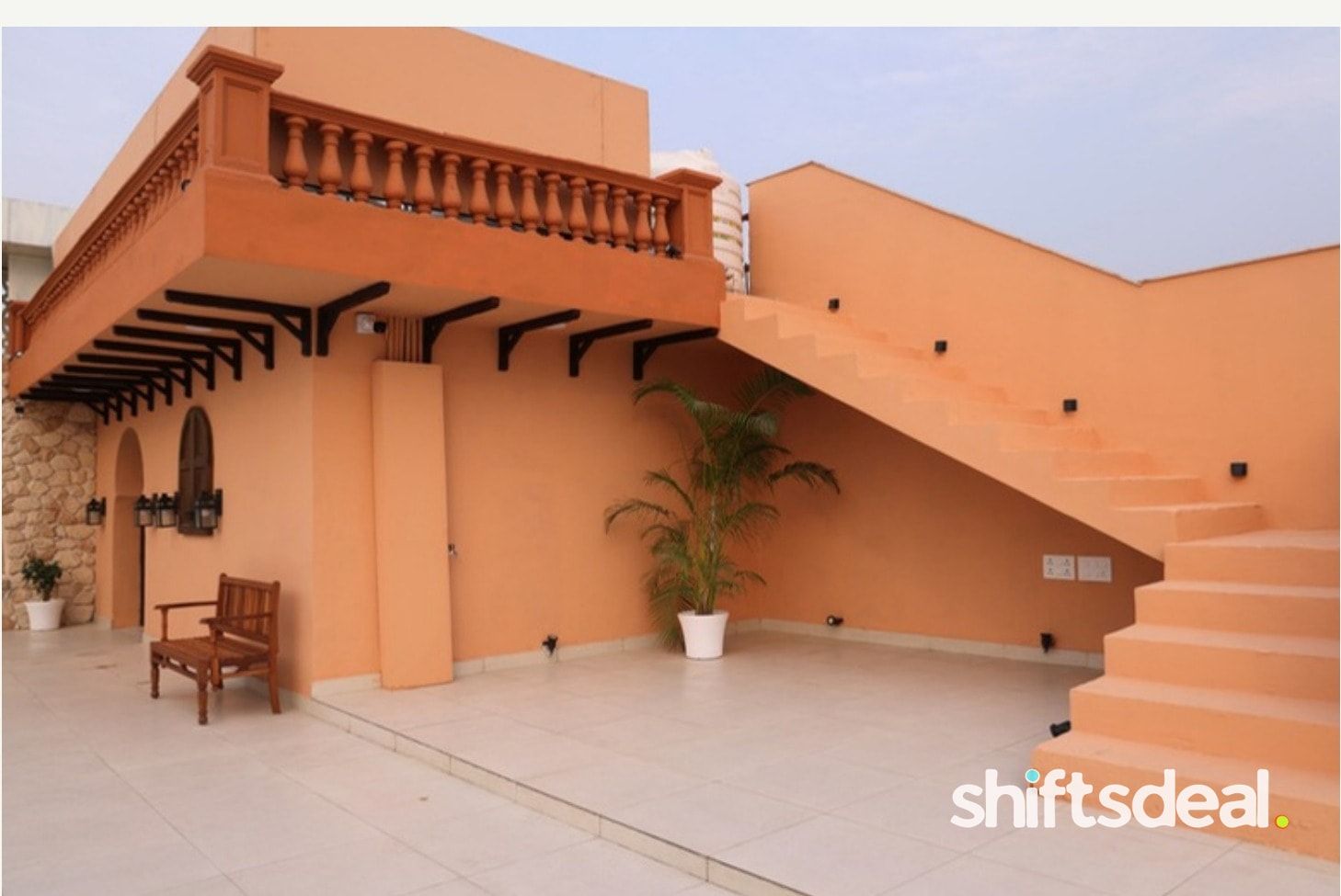 Terracotta Stairway Photography Studio in Delhi